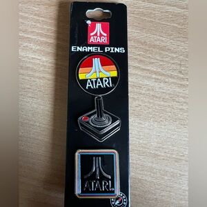Open Road Brands Atari Enamel Retro Enamel Pins set of 3. NWOT